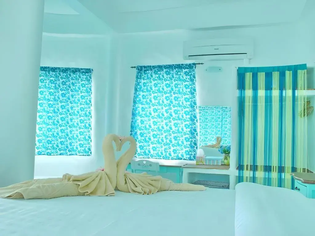 Bed in Rak Na Suan Pueng Resort Bed in Rak Na Suan Pueng Resort