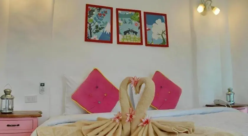 Bed in Rak Na Suan Pueng Resort Bed in Rak Na Suan Pueng Resort