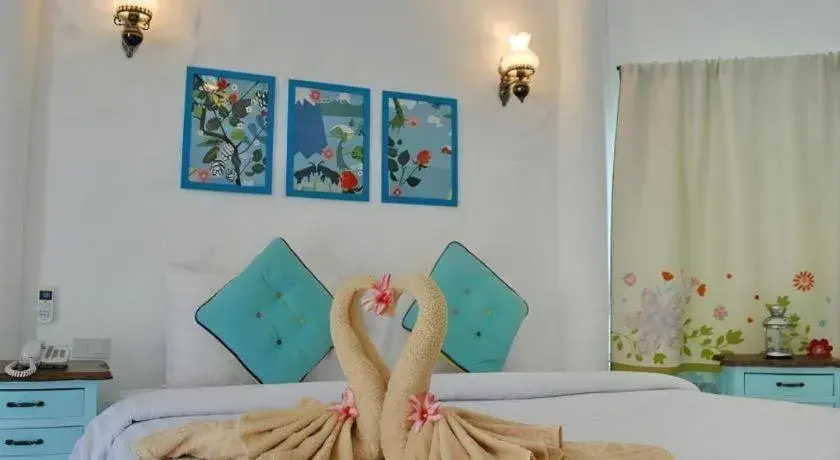 Bed in Rak Na Suan Pueng Resort Bed in Rak Na Suan Pueng Resort