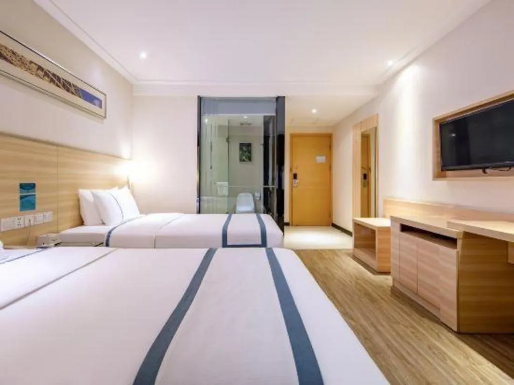 Bed in City Comfort Inn Baise Uprising Memorial Park Laiyu