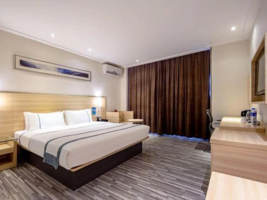 Bed in City Comfort Inn Baise Uprising Memorial Park Laiyu