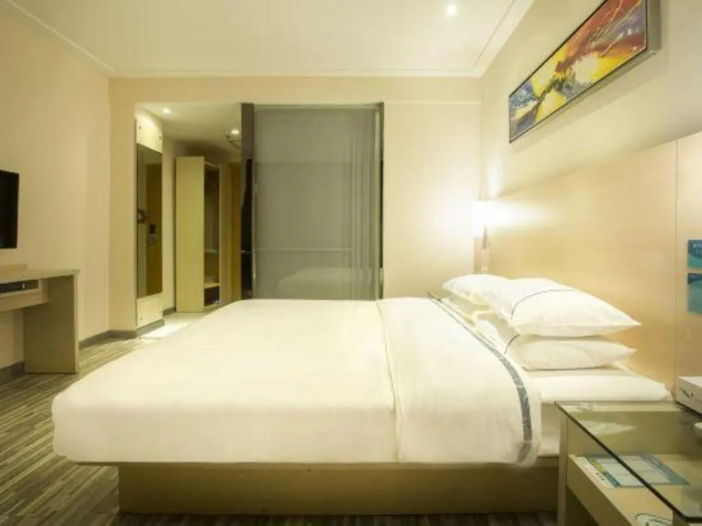 Bed in City Comfort Inn Baise Uprising Memorial Park Laiyu