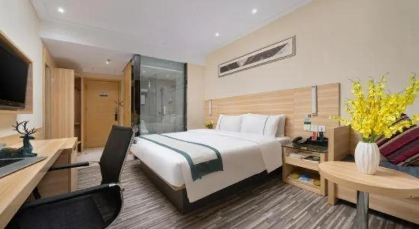 Bed in City Comfort Inn Baise Uprising Memorial Park Laiyu