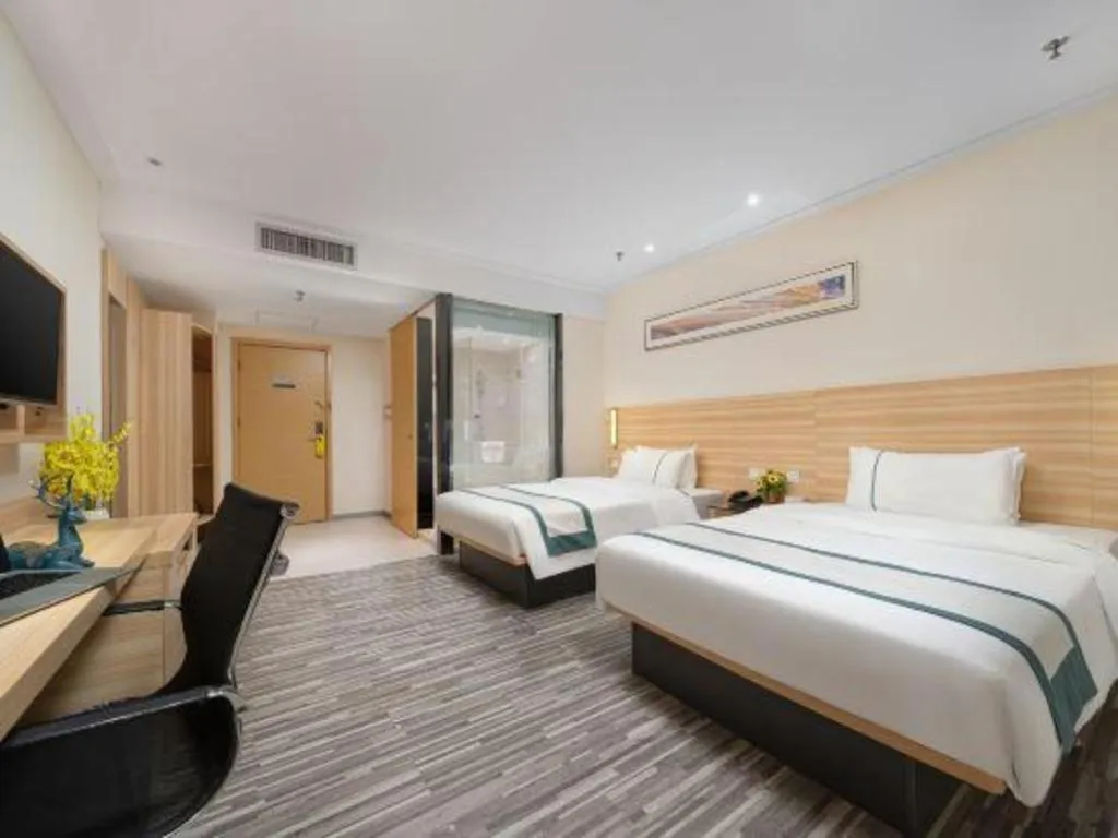 Bed in City Comfort Inn Baise Uprising Memorial Park Laiyu