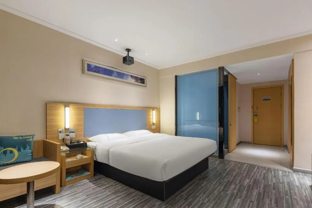 Bed in City Comfort Inn Baise Uprising Memorial Park Laiyu