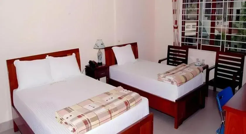 Bed in Hong Thang Hotel Bed in Hong Thang Hotel