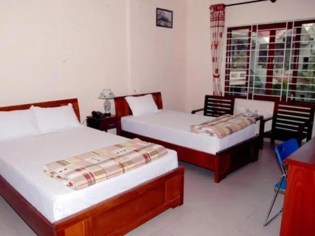 Bed in Hong Thang Hotel Bed in Hong Thang Hotel