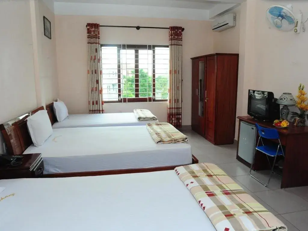 Bed in Hong Thang Hotel Bed in Hong Thang Hotel