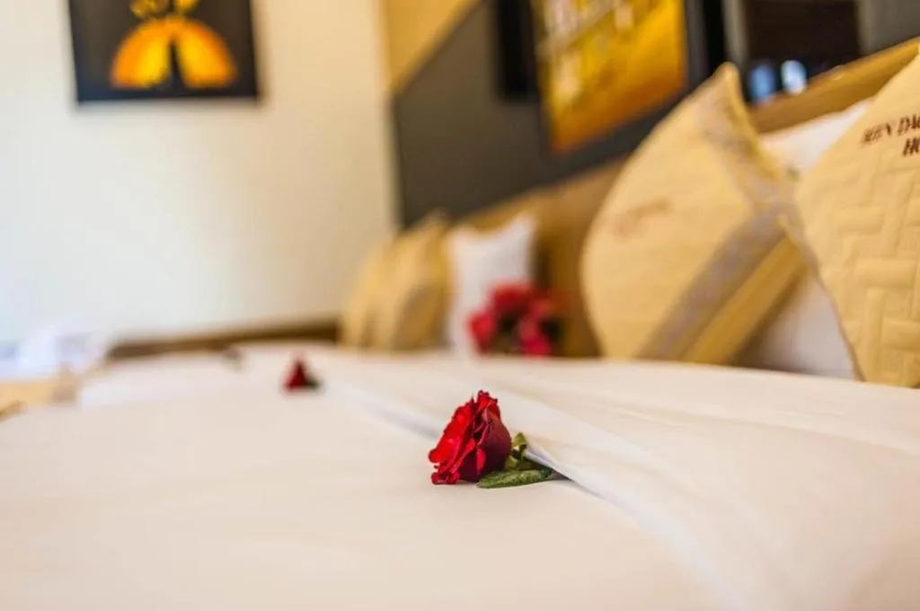 Bed in Bien Dao Homestay Hoi An