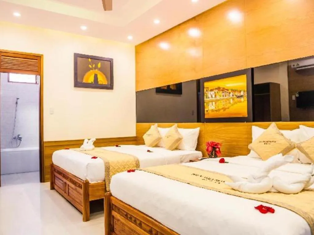 Bed in Bien Dao Homestay Hoi An