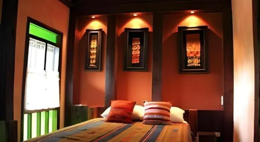 Bed in Lanna Rice Barn Homestay Bed in Lanna Rice Barn Homestay