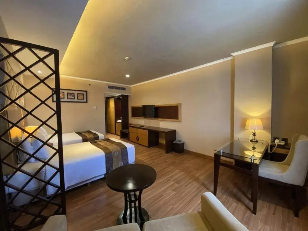 Bed in Regent's Park Hotel at Kayutangan Malang Bed in Regent's Park Hotel at Kayutangan Malang