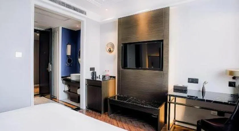 Bed in Jinjiang Metropolo Hotel Nanjing Jiangning Binjiang Development Zone