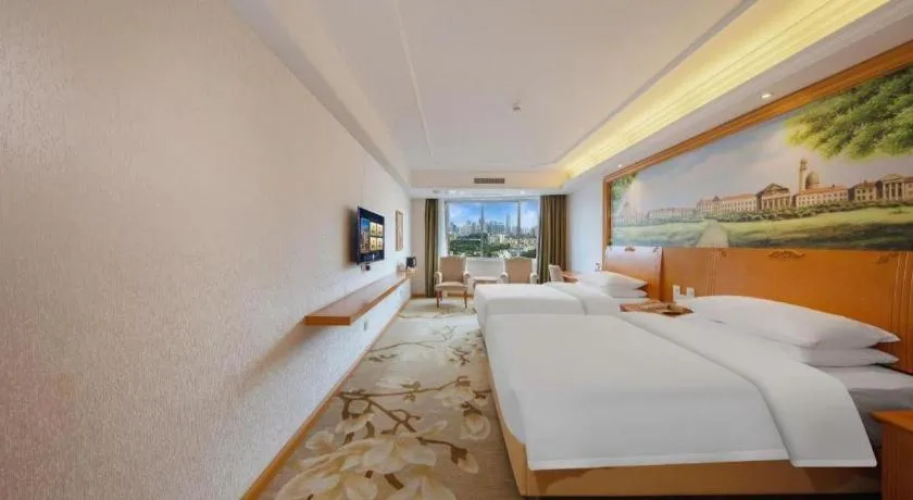 Bed in Out Sky Hotel