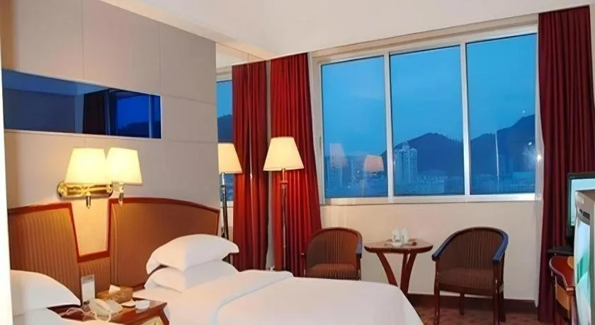 Bed in Out Sky Hotel