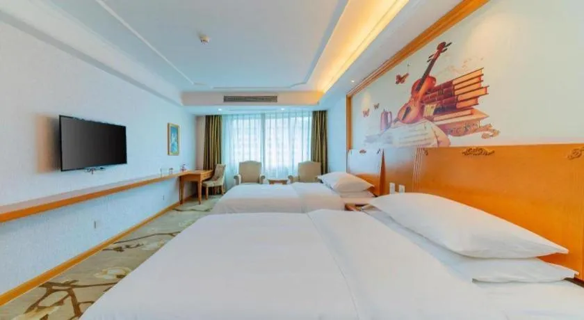 Bed in Out Sky Hotel