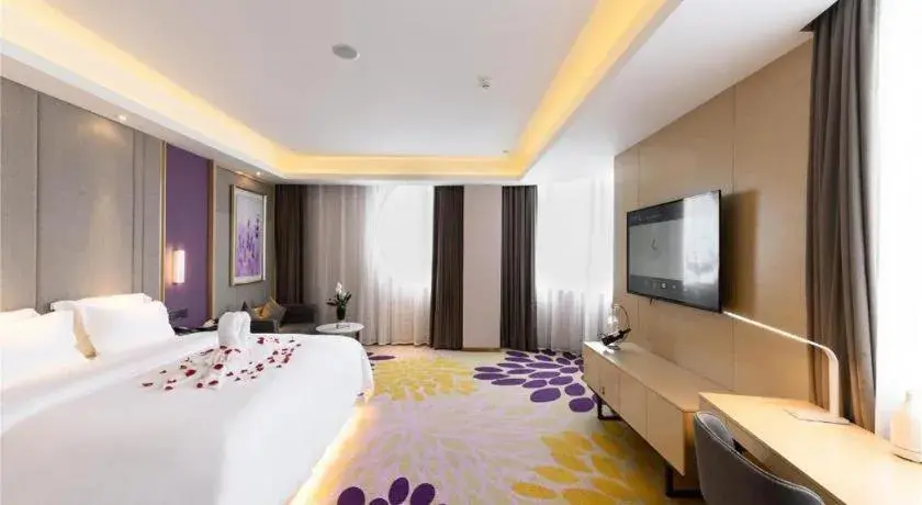 Bed in Lavande Hotel Deyang Guanghan Bed in Lavande Hotel Deyang Guanghan