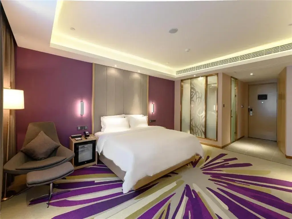 Bed in Lavande Hotel Deyang Guanghan Bed in Lavande Hotel Deyang Guanghan