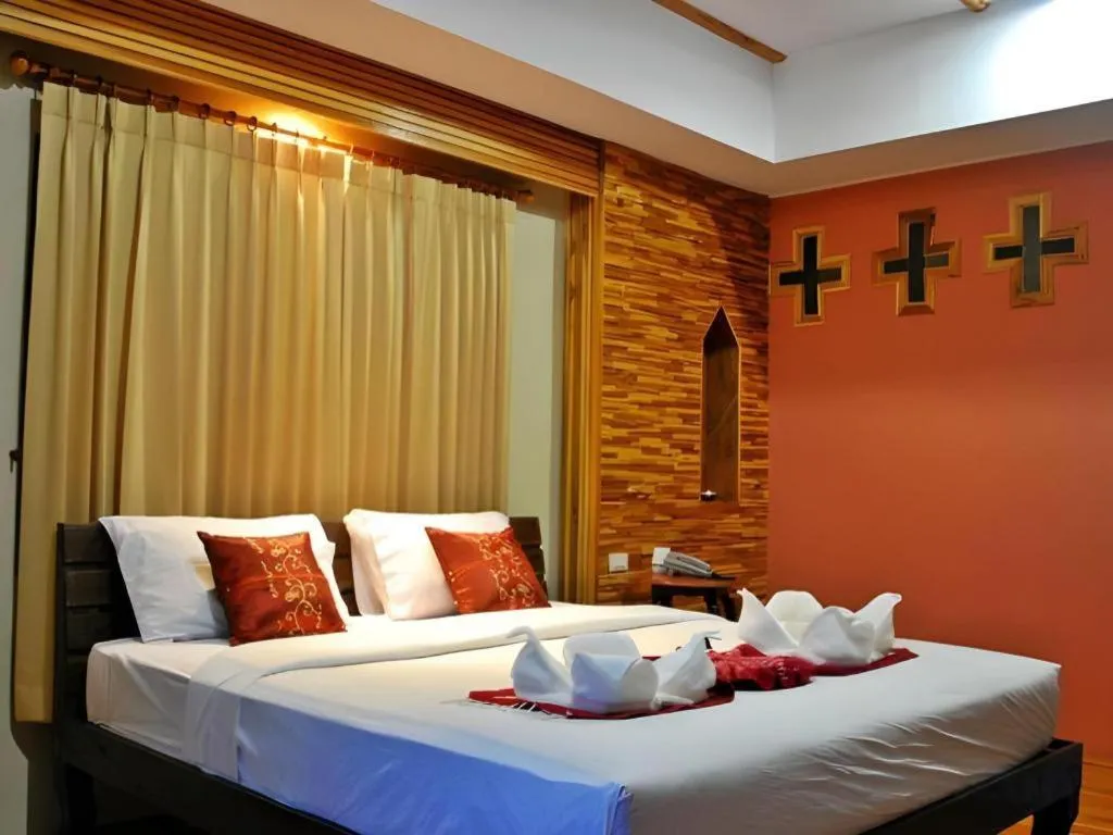 Bed in Oopkaew Resort