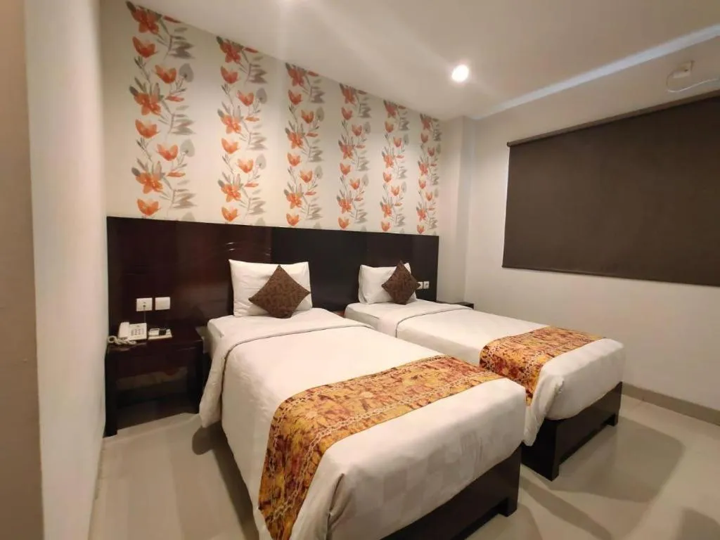 Bed in Jelita Bandara Hotel Airport