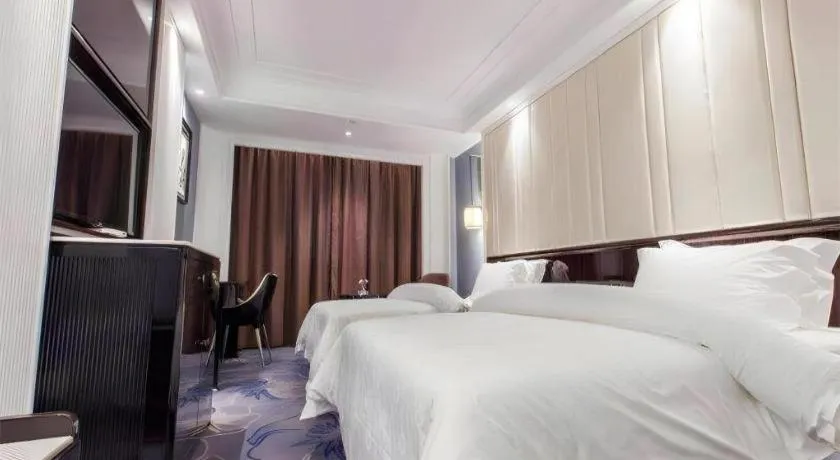 Bed in Jinjiang Metropolo Hotel Nanjing Confucius Temple Branch