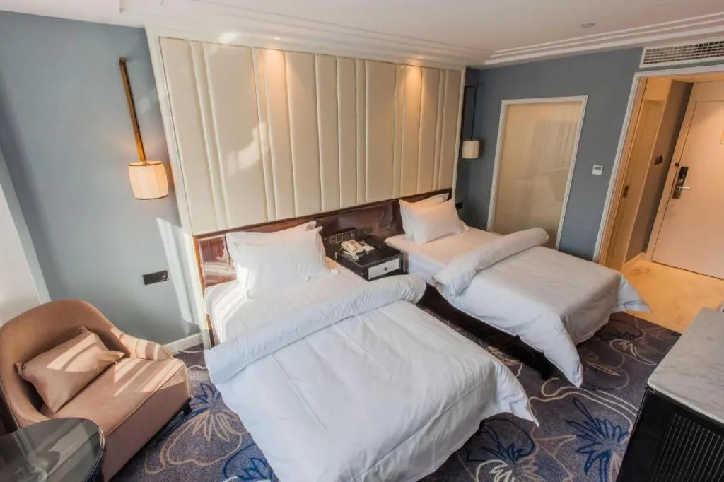 Bed in Jinjiang Metropolo Hotel Nanjing Confucius Temple Branch