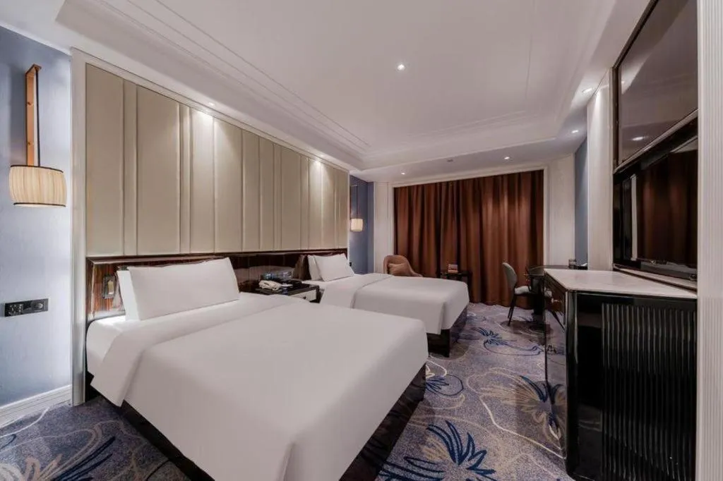 Bed in Jinjiang Metropolo Hotel Nanjing Confucius Temple Branch