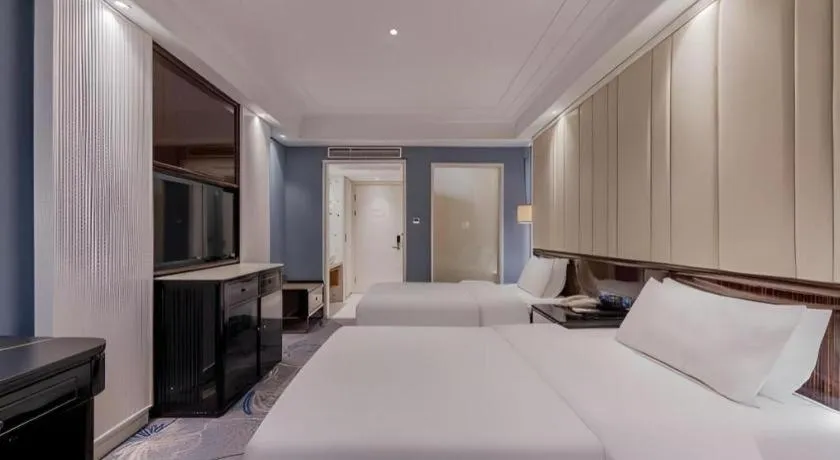 Bed in Jinjiang Metropolo Hotel Nanjing Confucius Temple Branch