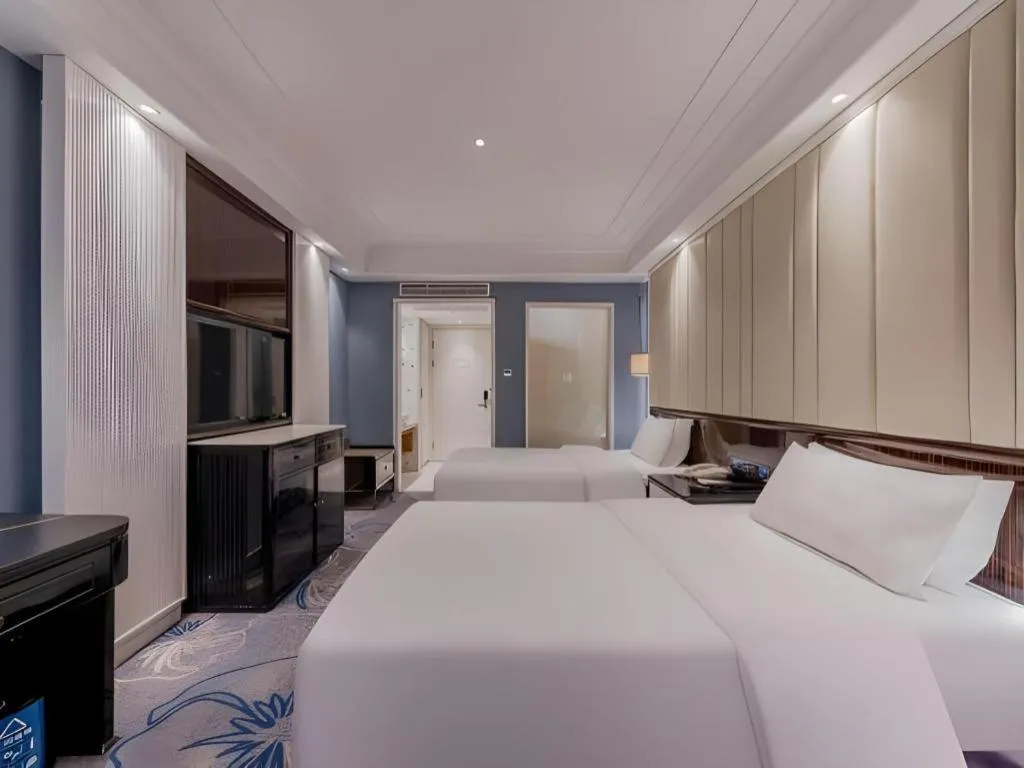 Bed in Jinjiang Metropolo Hotel Nanjing Confucius Temple Branch