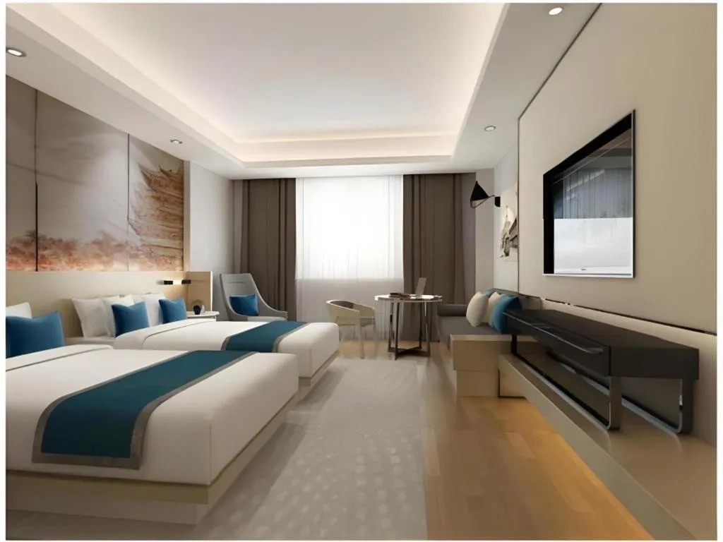 Bed in Jinjiang Metropolo Hotel Nanjing Confucius Temple Branch