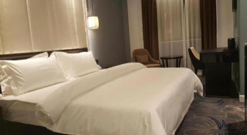 Bed in Jinjiang Metropolo Hotel Nanjing Confucius Temple Branch