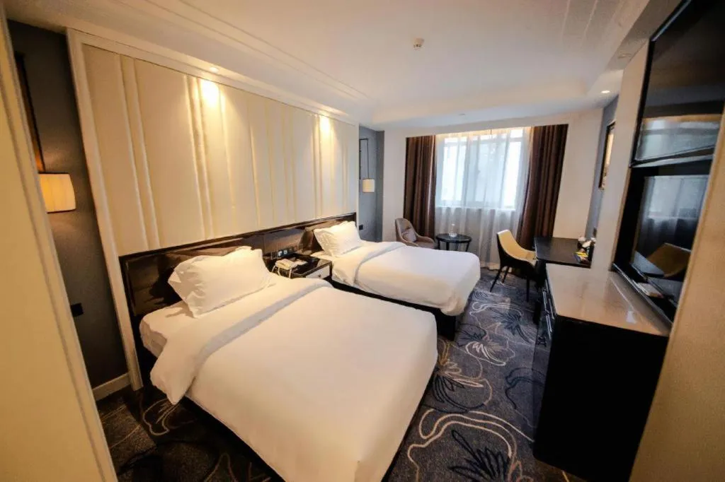 Bed in Jinjiang Metropolo Hotel Nanjing Confucius Temple Branch