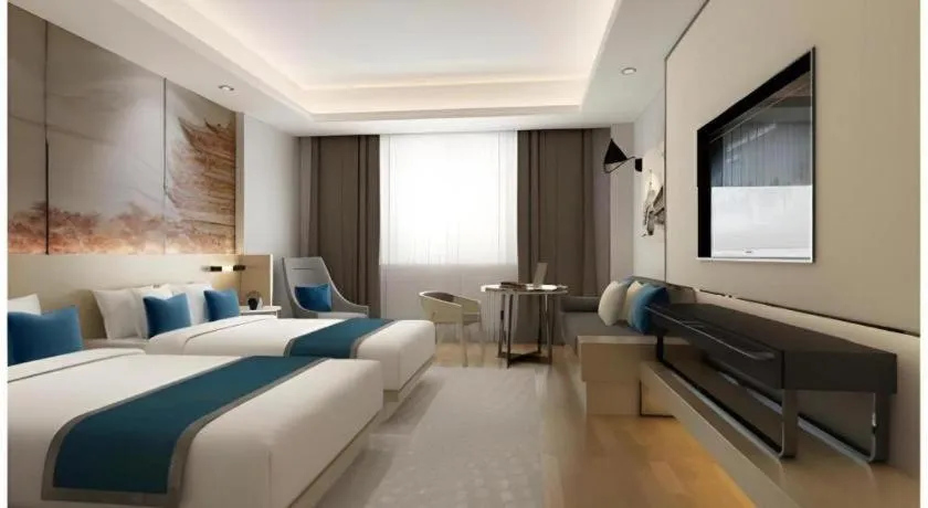 Bed in Jinjiang Metropolo Hotel Nanjing Confucius Temple Branch