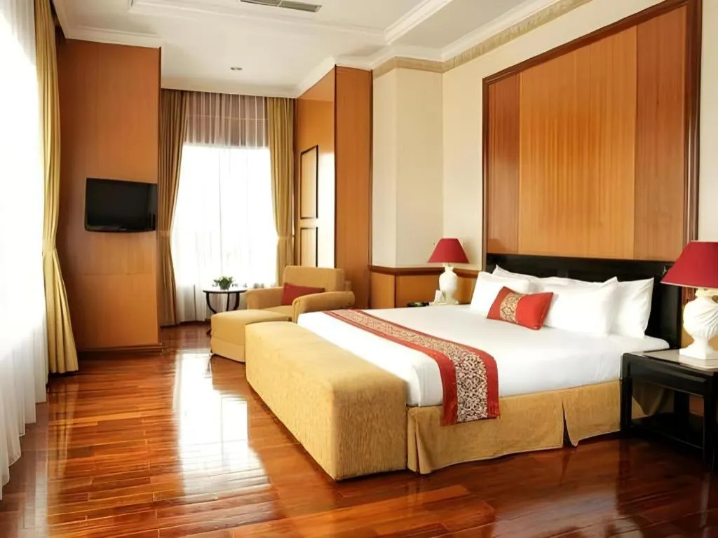 Bed in Gran Senyiur Hotel
