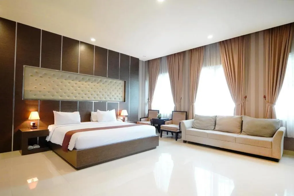 Bed in Sapadia Hotel Cirebon