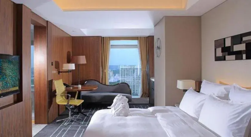 Bed in Chongqing The Lotus Hotel Bed in Chongqing The Lotus Hotel