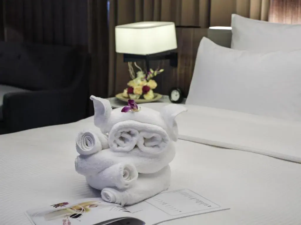 Bed in Chongqing The Lotus Hotel Bed in Chongqing The Lotus Hotel