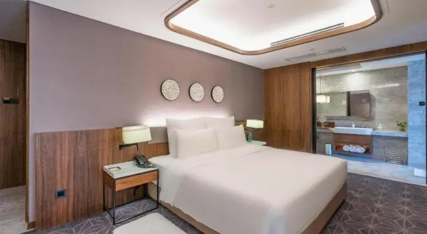 Bed in Chongqing The Lotus Hotel Bed in Chongqing The Lotus Hotel