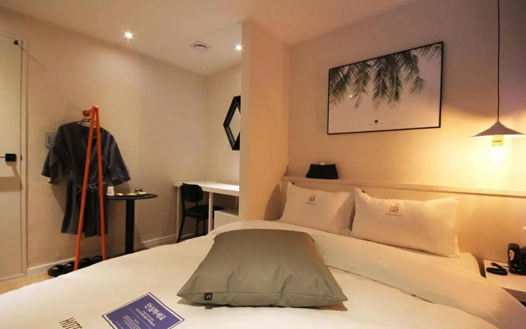 Bed in Hotel Yam ANDONG