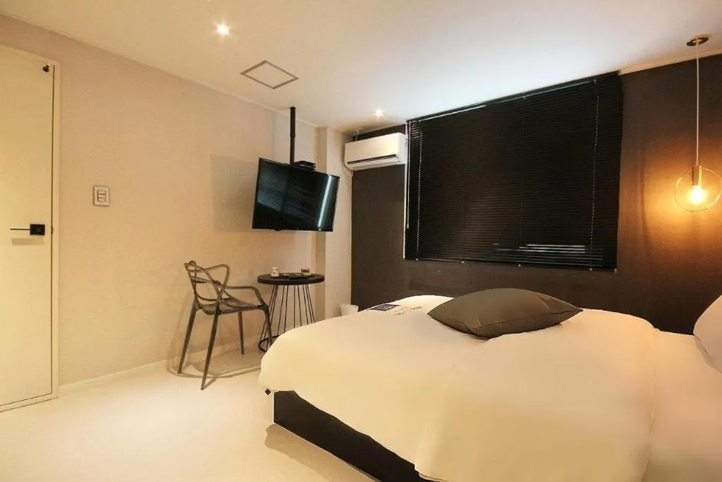 Bed in Hotel Yam ANDONG