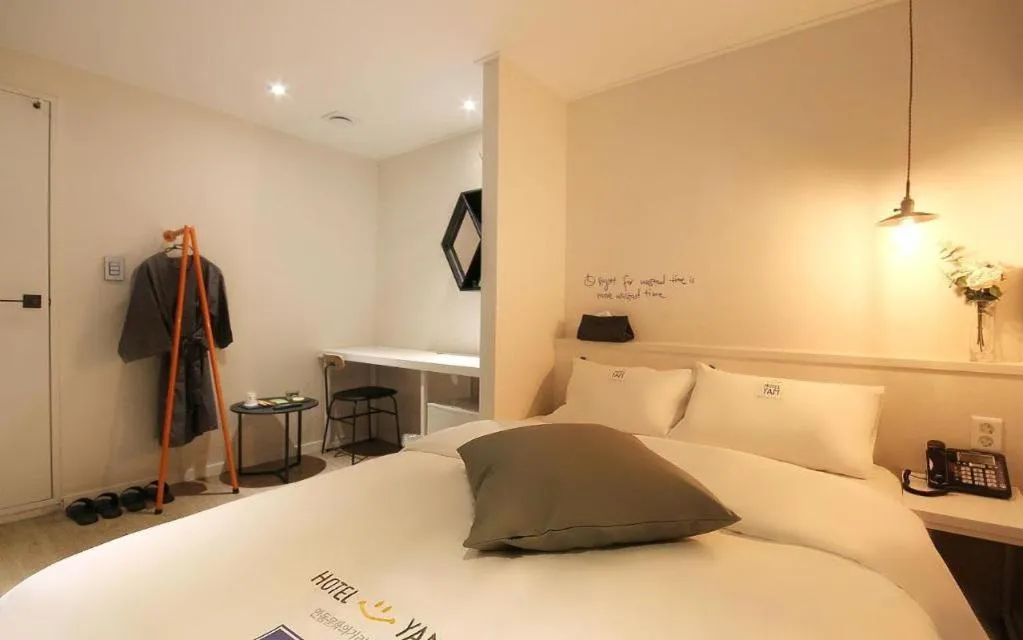 Bed in Hotel Yam ANDONG