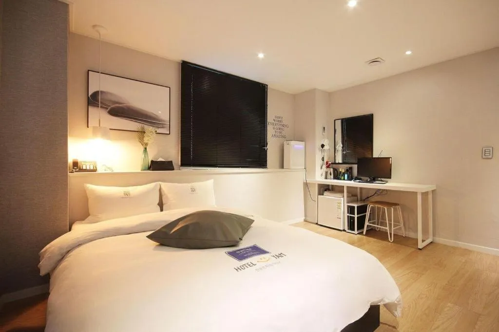 Bed in Hotel Yam ANDONG