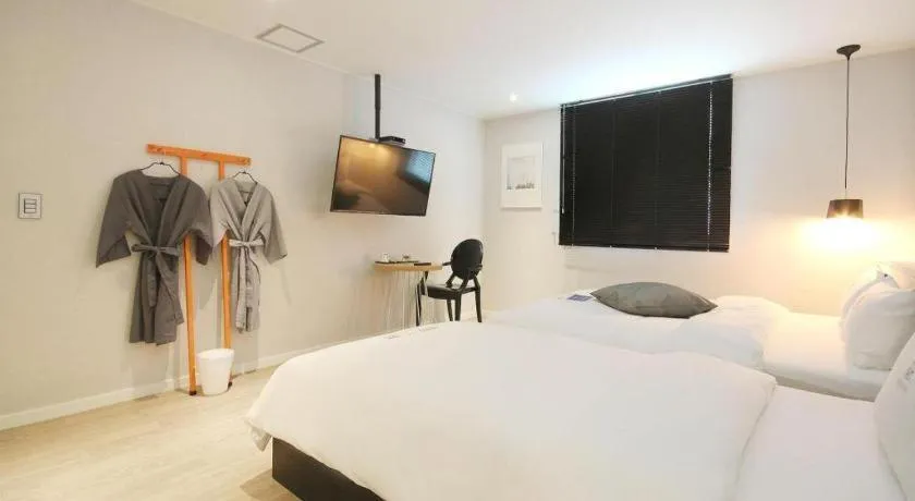 Bed in Hotel Yam ANDONG