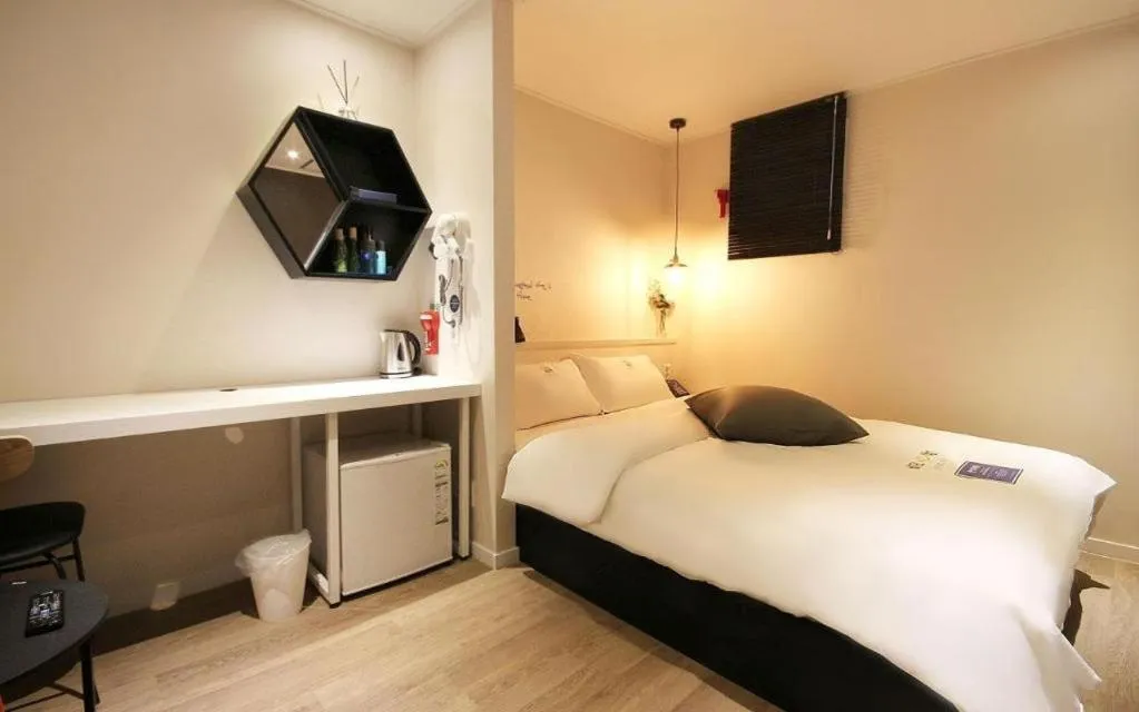 Bed in Hotel Yam ANDONG