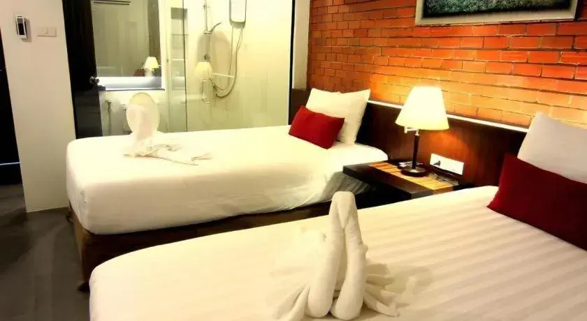 Bed in De Aerng Boutique Hotel Bed in De Aerng Boutique Hotel