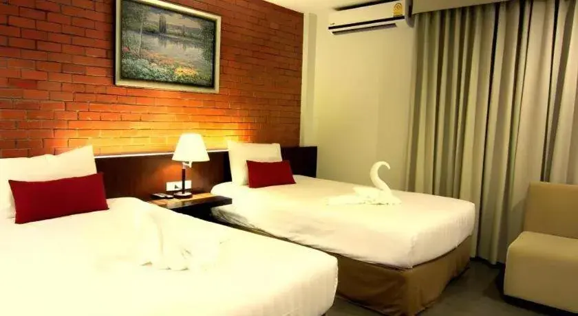 Bed in De Aerng Boutique Hotel Bed in De Aerng Boutique Hotel