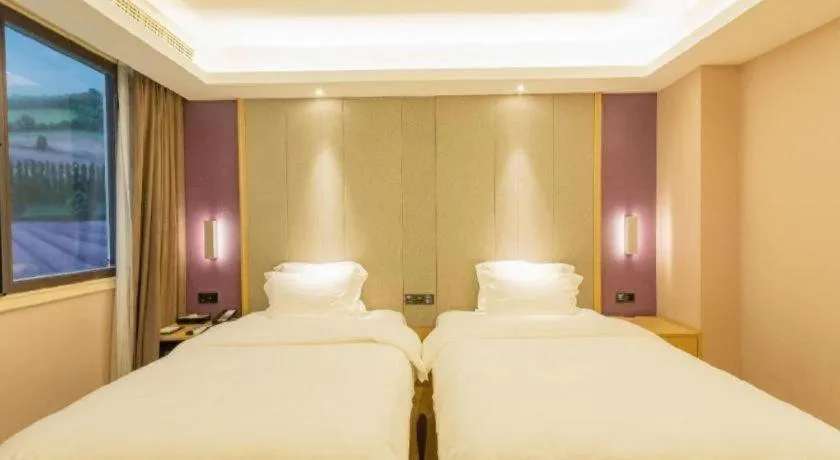 Bed in Lavande Hotel·Wuxue Kanjiang Avenue