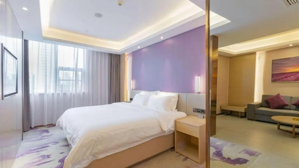 Bed in Lavande Hotel·Wuxue Kanjiang Avenue