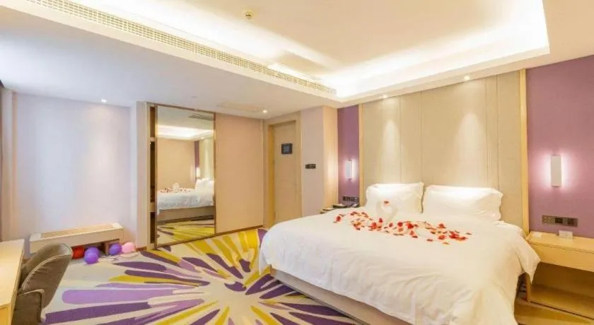 Bed in Lavande Hotel·Wuxue Kanjiang Avenue
