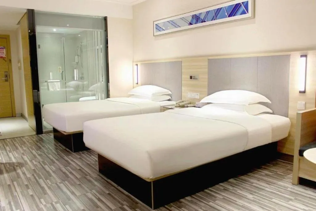 Bed in City Comfort Inn Hechi Du'an Wenti Square